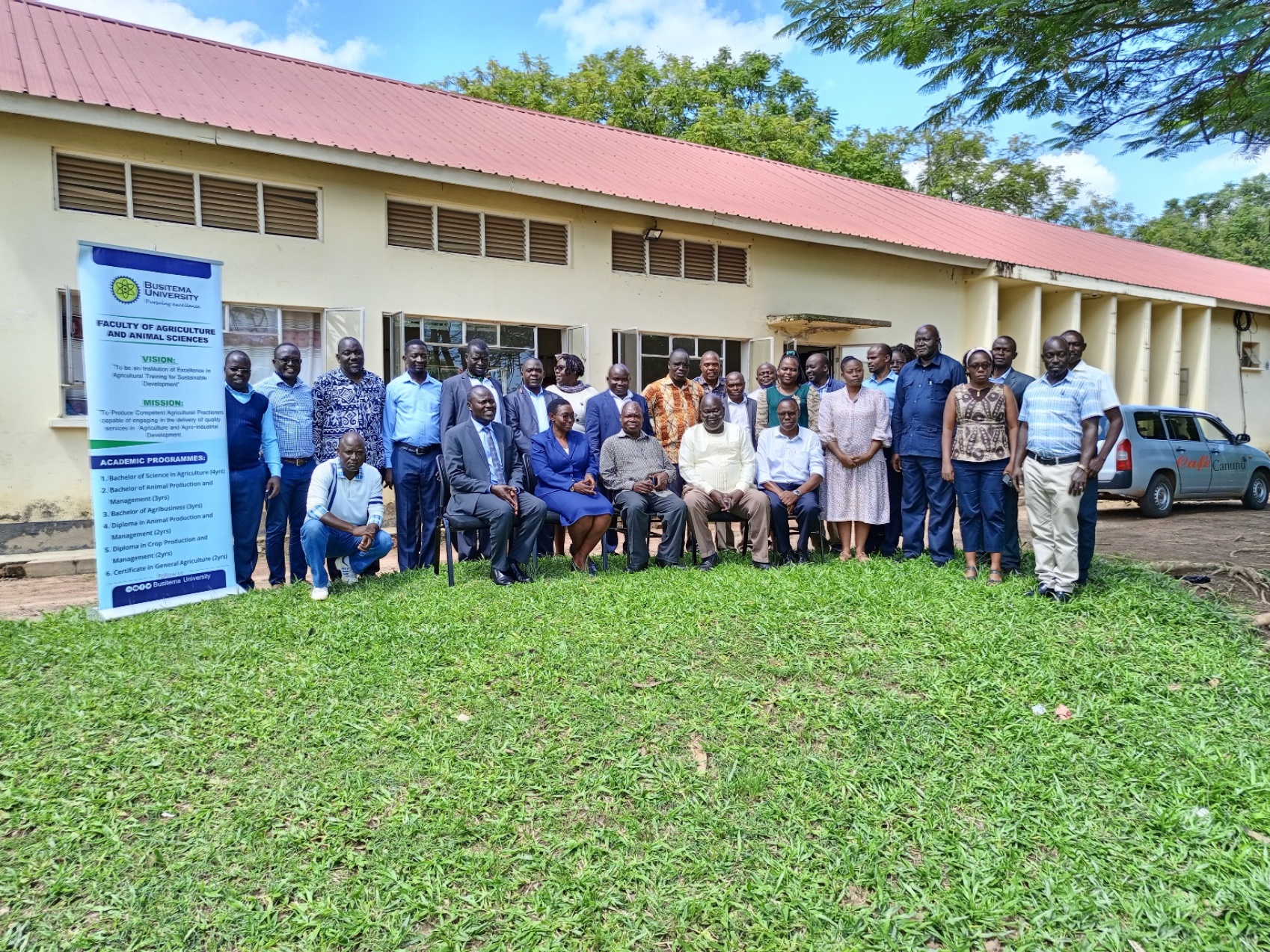 Faculty of Agriculture and Animal Sciences staff at Arapai Campus